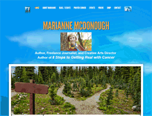 Tablet Screenshot of mariannemcdonough.com